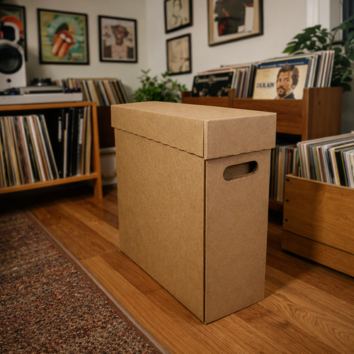 12" LP Vinyl Multipurpose Mailer/Storage/Retail Display Holds up to 35 LP's